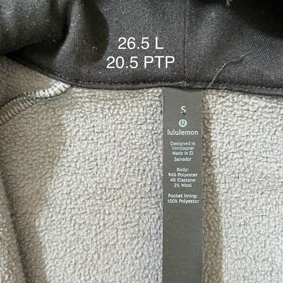 Lululemon City Sweat Zip Hoodie Small Gray Hooded Utility Athleisure Workout - Picture 6 of 8
